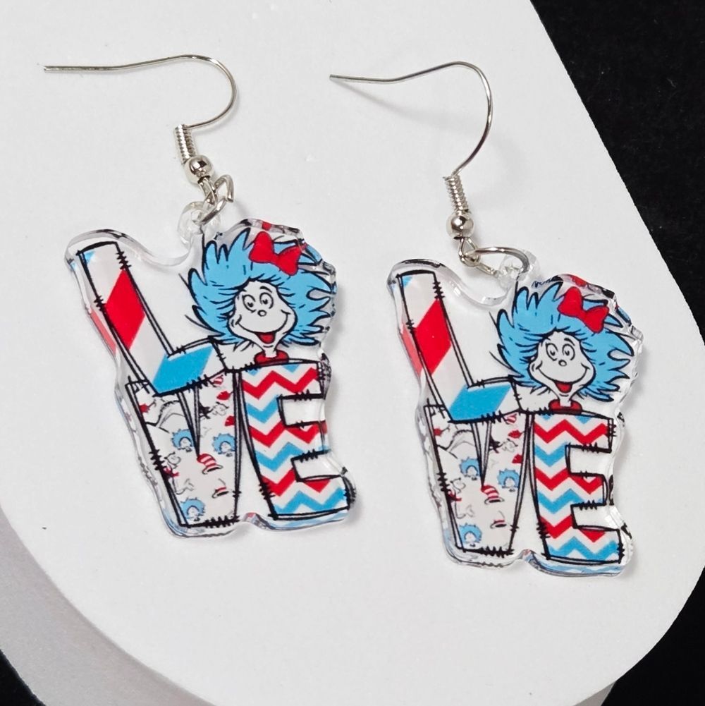 Dr Seuss Thing 1 Love Letter Blue Hair Cat in the Hat Carnival Cruise Fandom